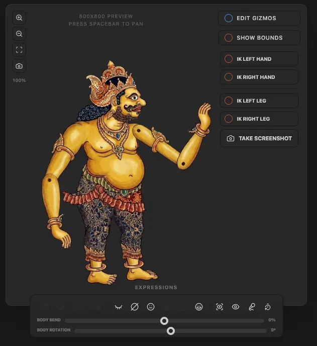 Character Builder Interface